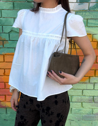 SUKI Suede bag