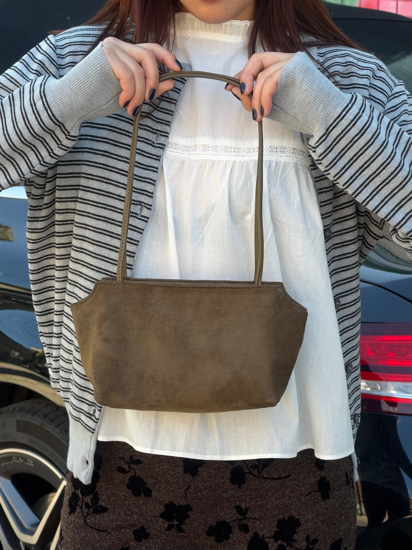 SUKI Suede bag