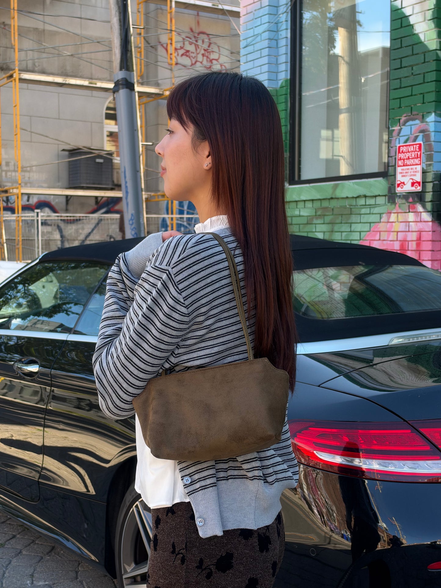 SUKI Suede bag