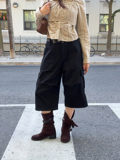 OAK Wide-leg cargo shorts