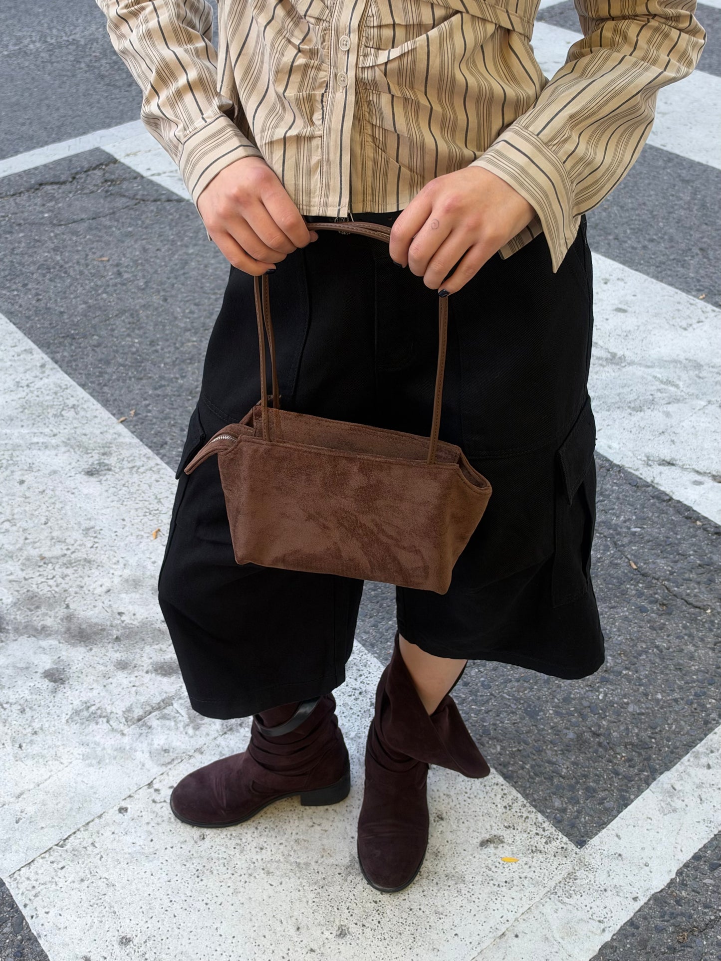 SUKI Suede bag