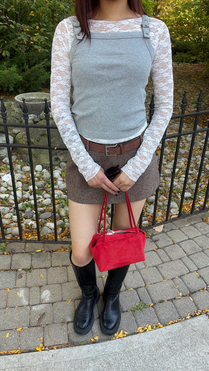 SUKI Suede bag