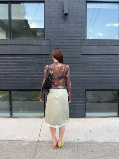 ROSIE Satin skirt