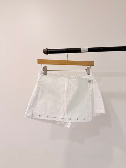 CARMEN Studded wrap shorts