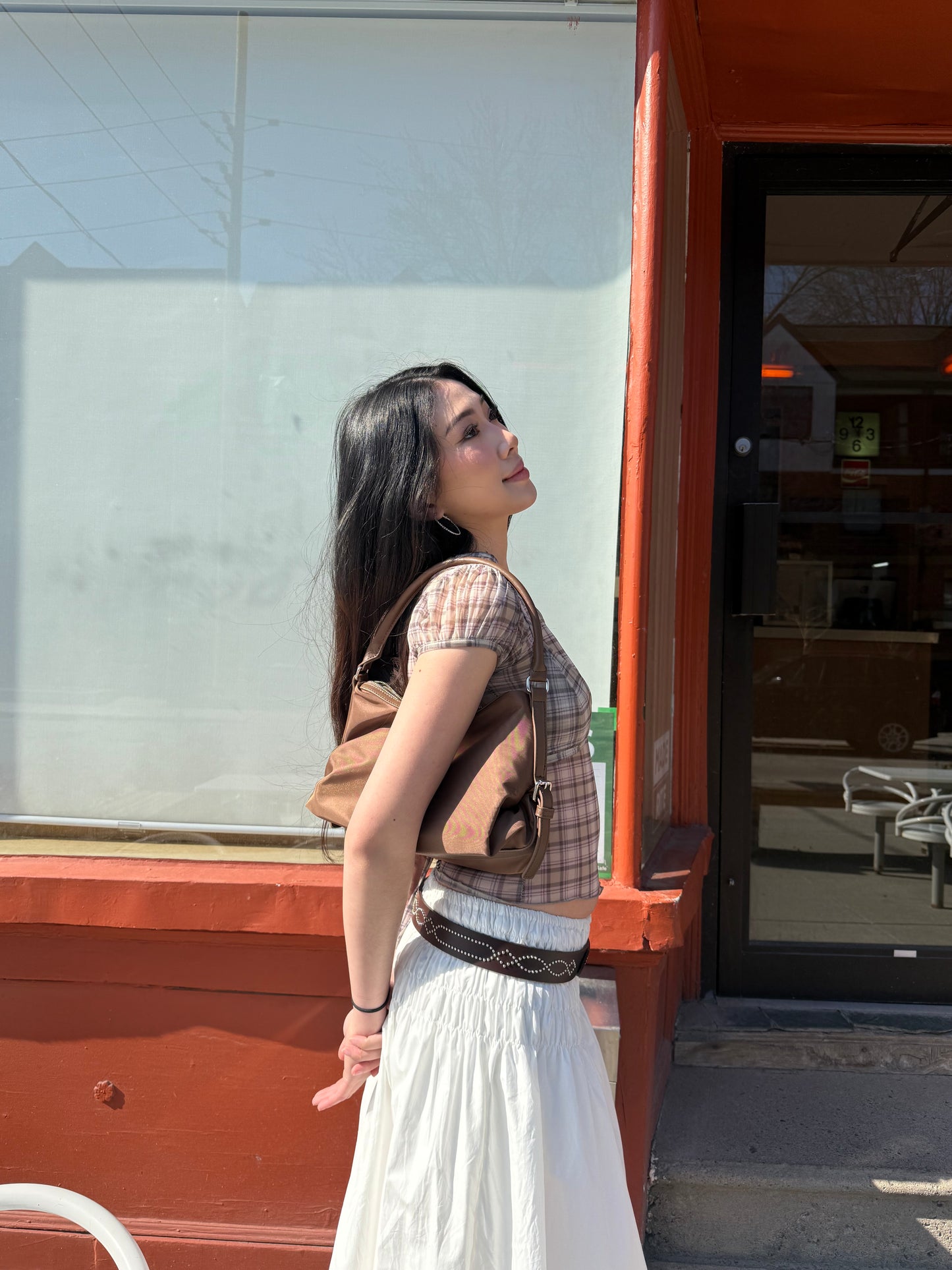 AXIS Smocked maxi skirt