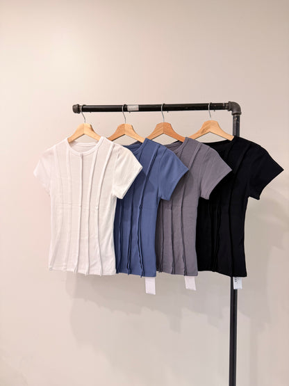 HALEY Panel-seam tee