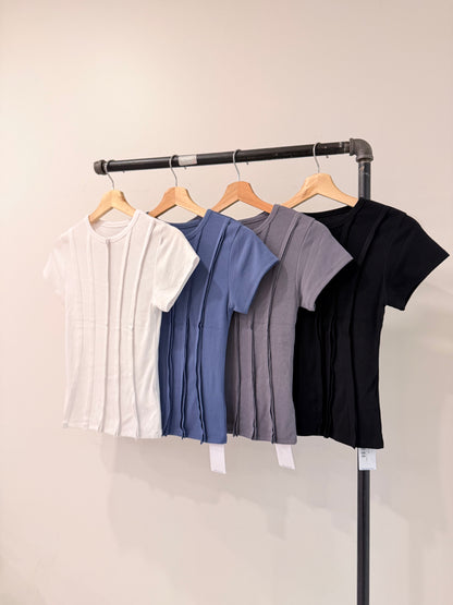 HALEY Panel-seam tee