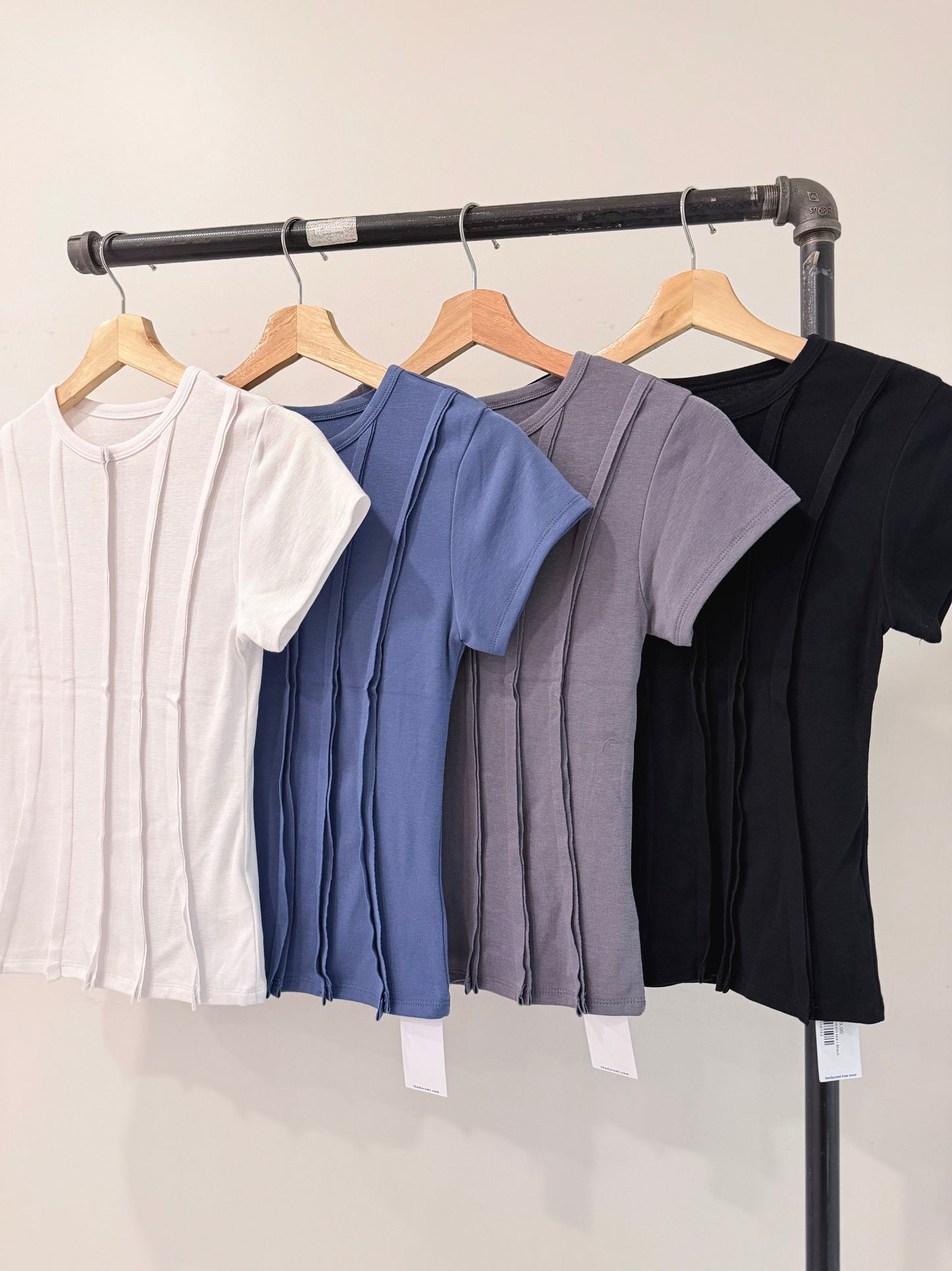 HALEY Panel-seam tee