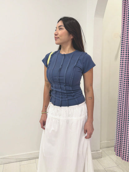 SABLE Drawstring skirt