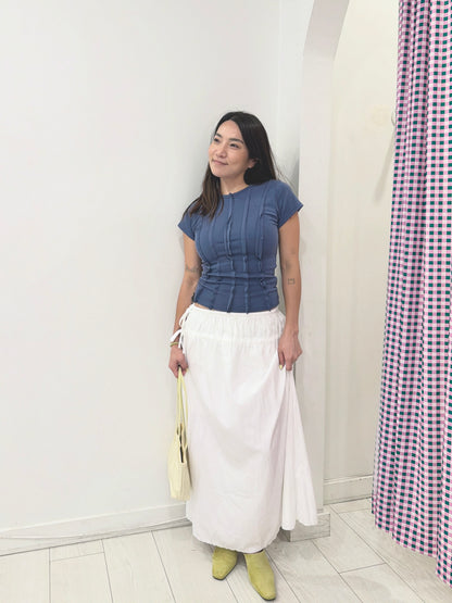 SABLE Drawstring skirt