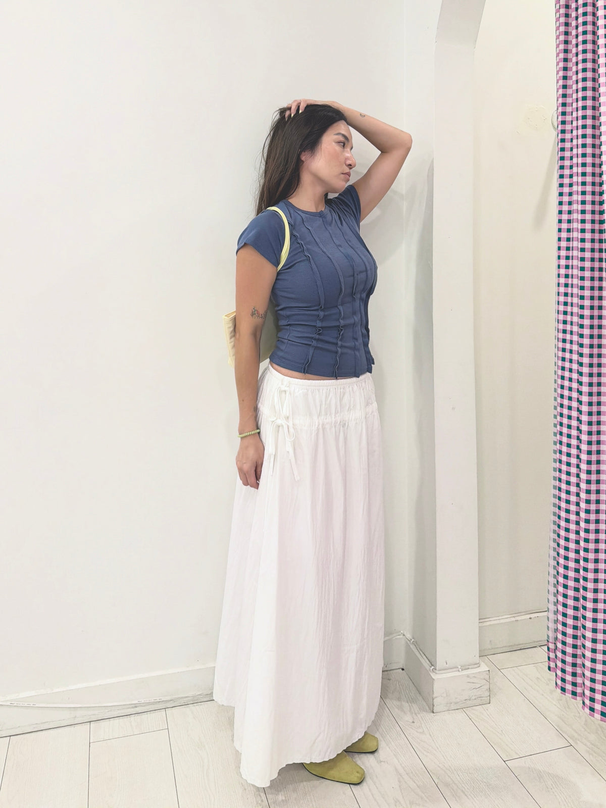 SABLE Drawstring skirt