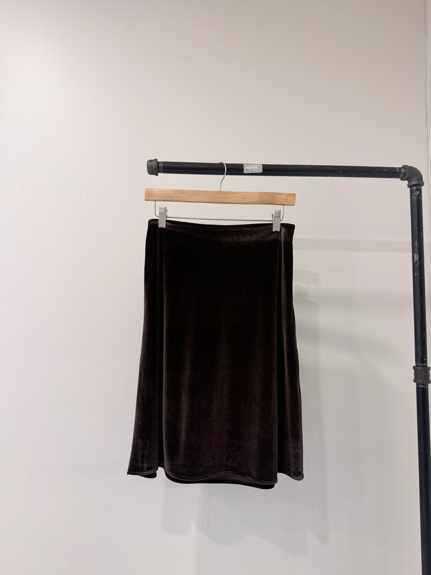 VELMA Velvet skirt