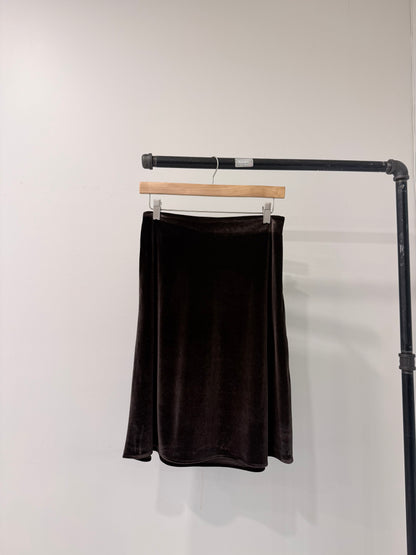 VELMA Velvet skirt