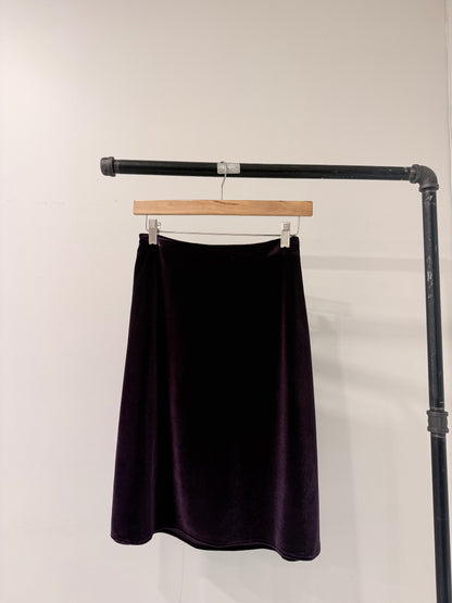 VELMA Velvet skirt