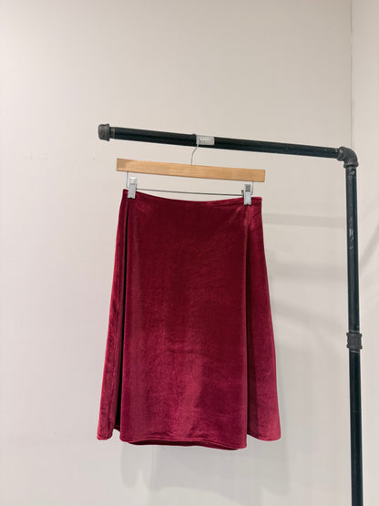 VELMA Velvet skirt