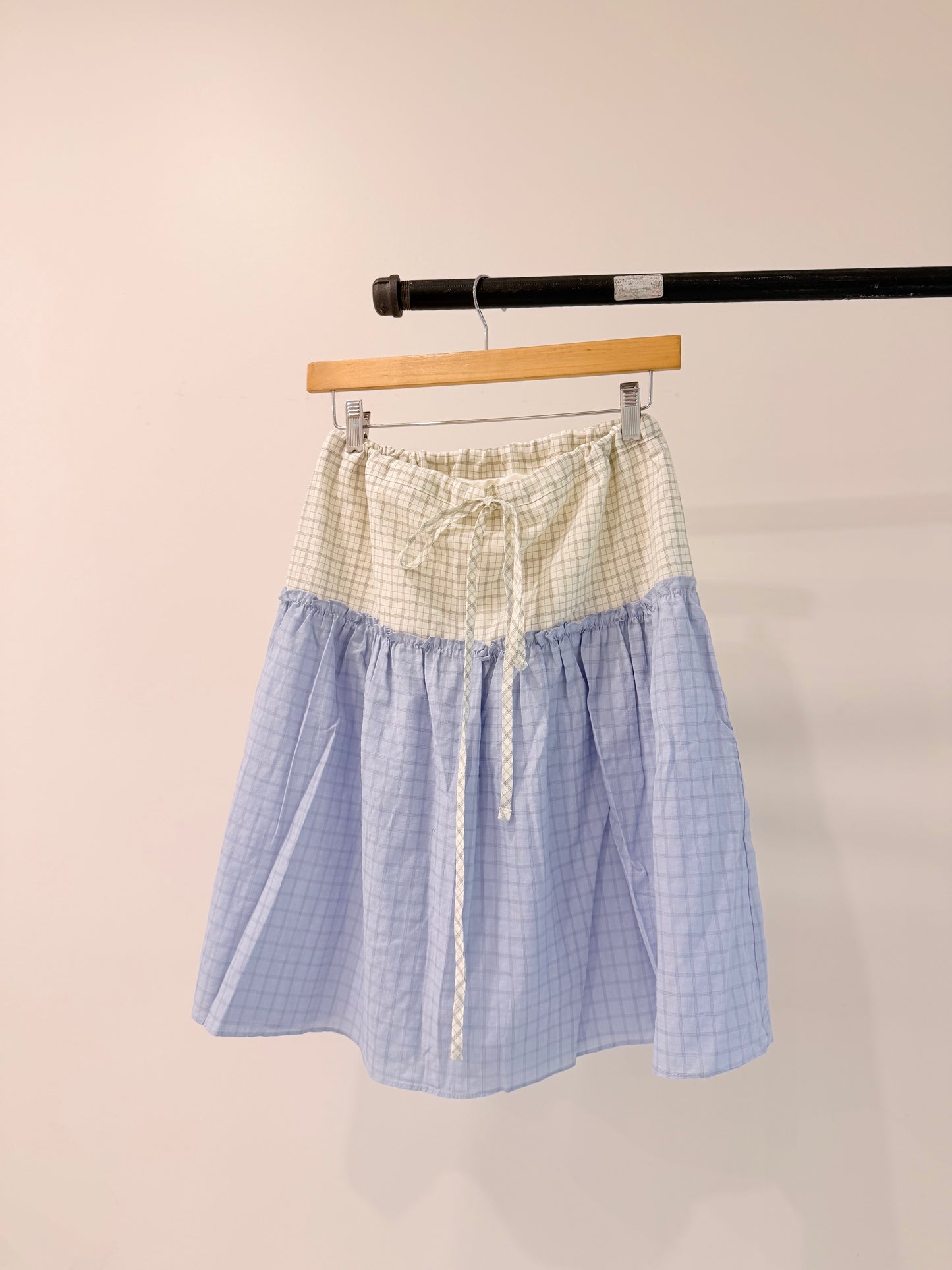 TABBY Windowpane skirt