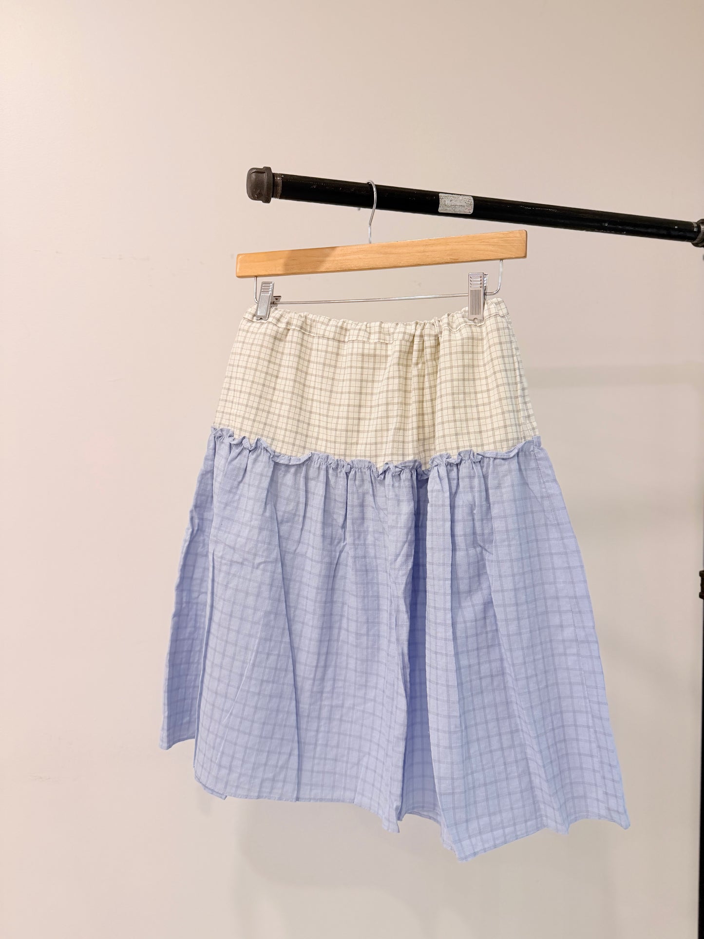 TABBY Windowpane skirt