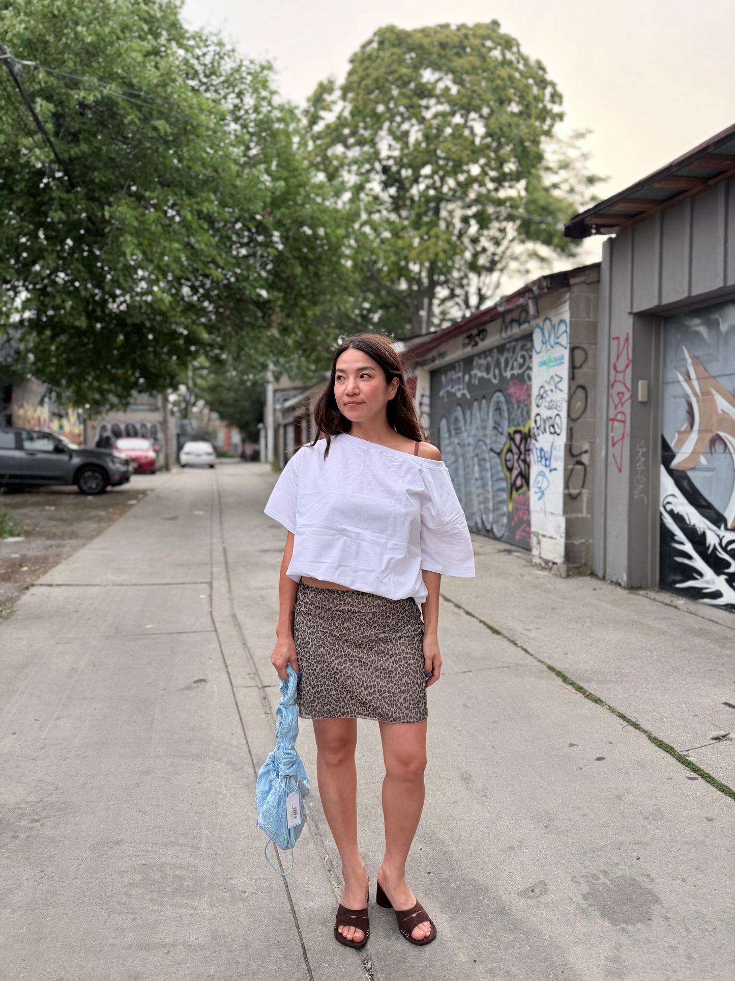 MAISIE Leopard skirt