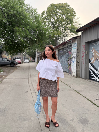MAISIE Leopard skirt