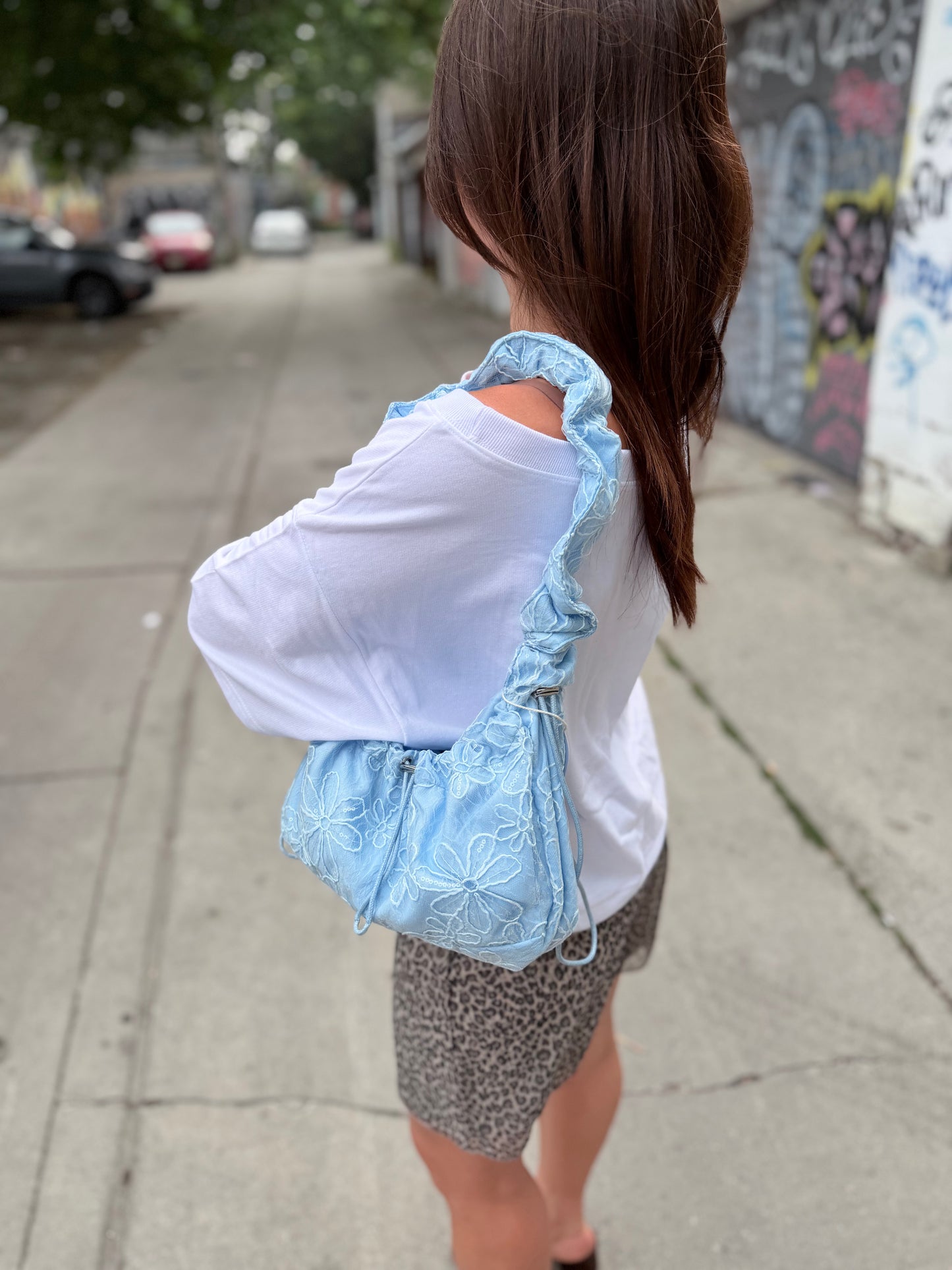 BRONWYN Ruched bag