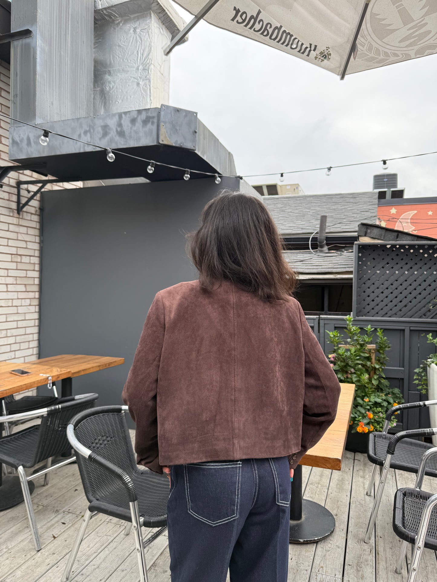 LADY Faux suede jacket