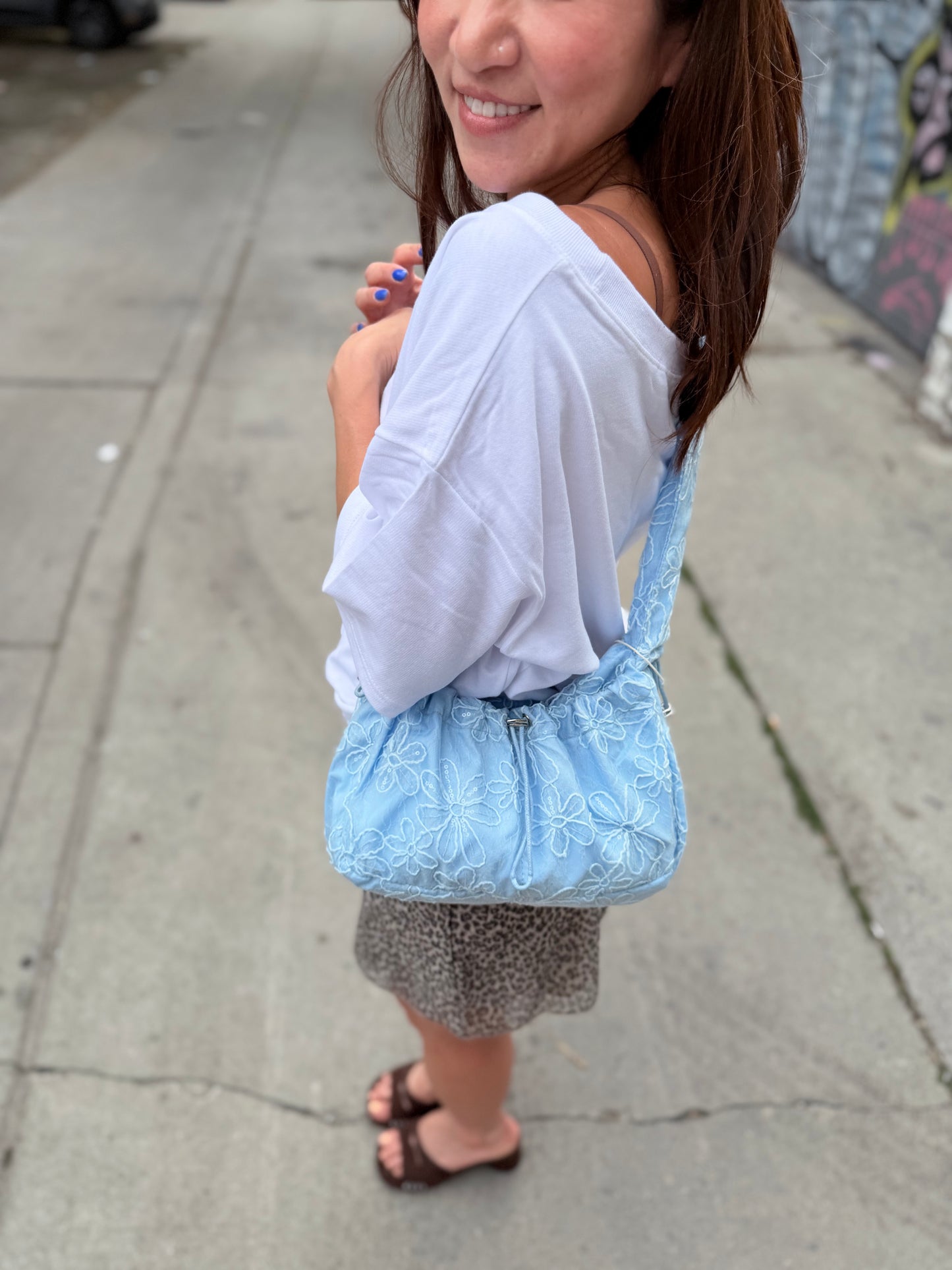 BRONWYN Ruched bag