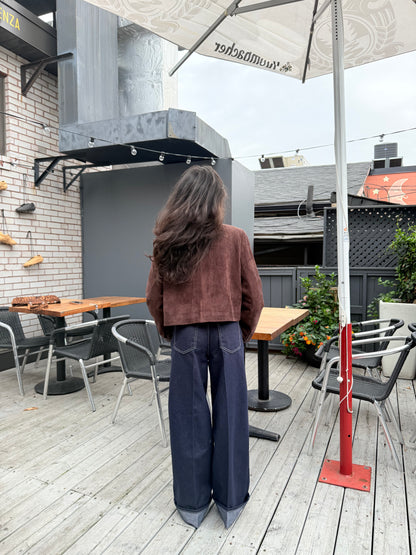 LADY Faux suede jacket