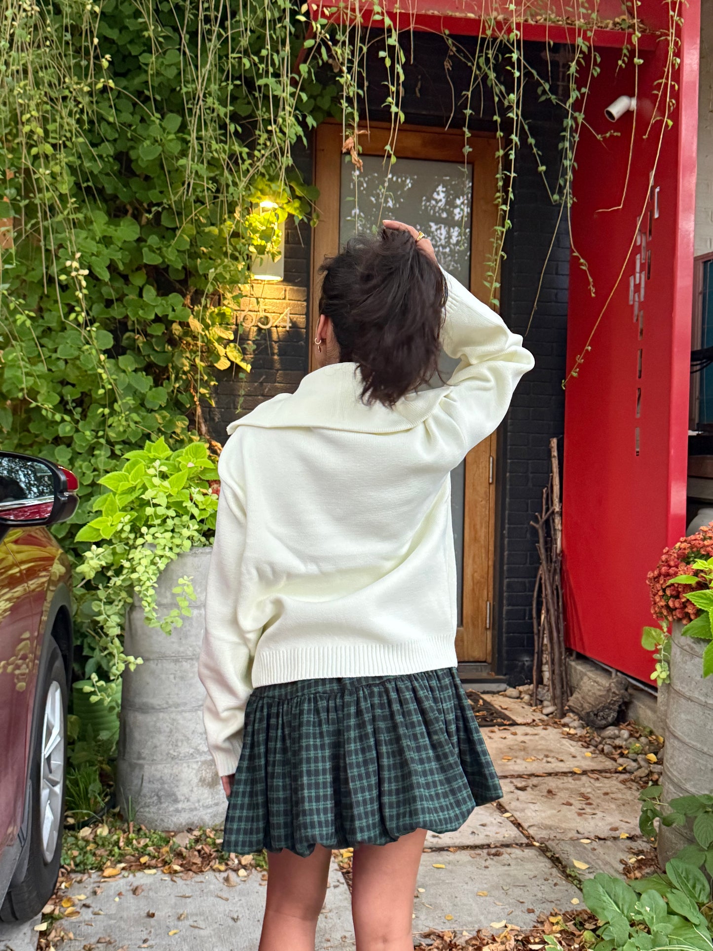 ROWN Zip-up turtleneck