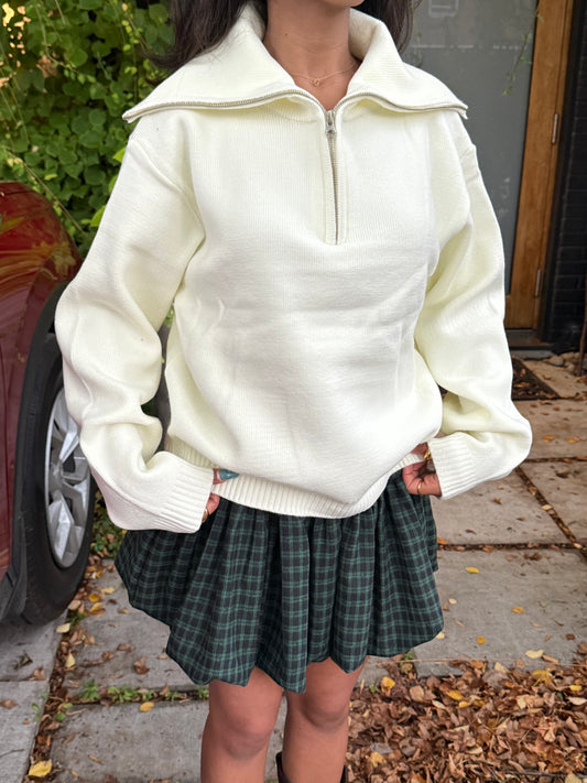 ROWN Zip-up turtleneck