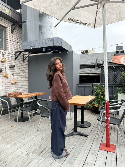 LADY Faux suede jacket