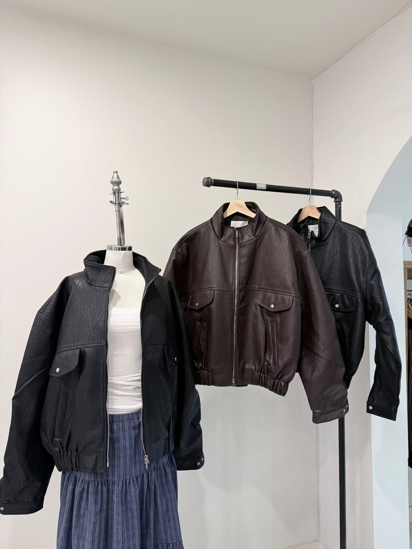 DREW Vegan leather jacket