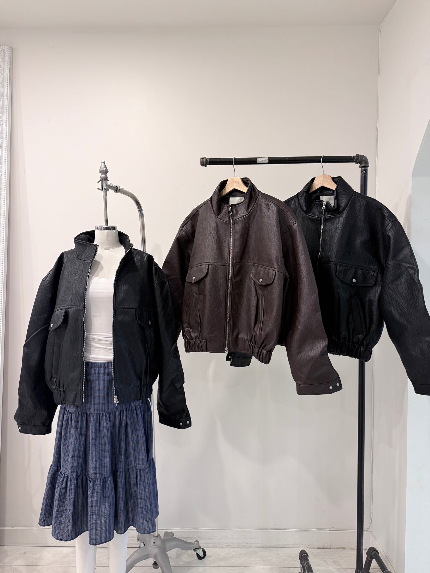 DREW Vegan leather jacket