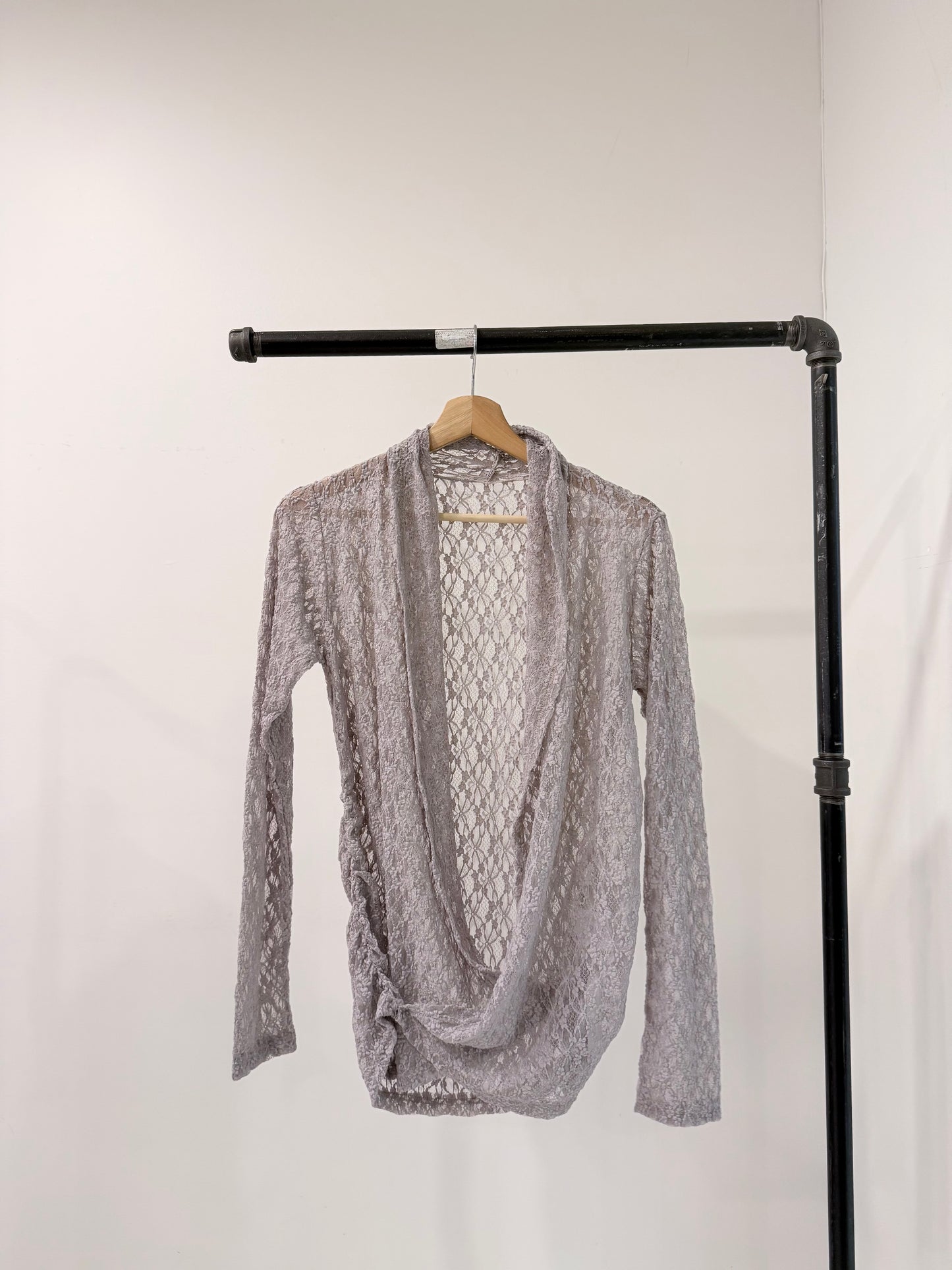 RHEA Lace wrap top