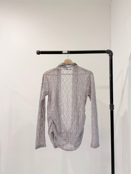 RHEA Lace wrap top