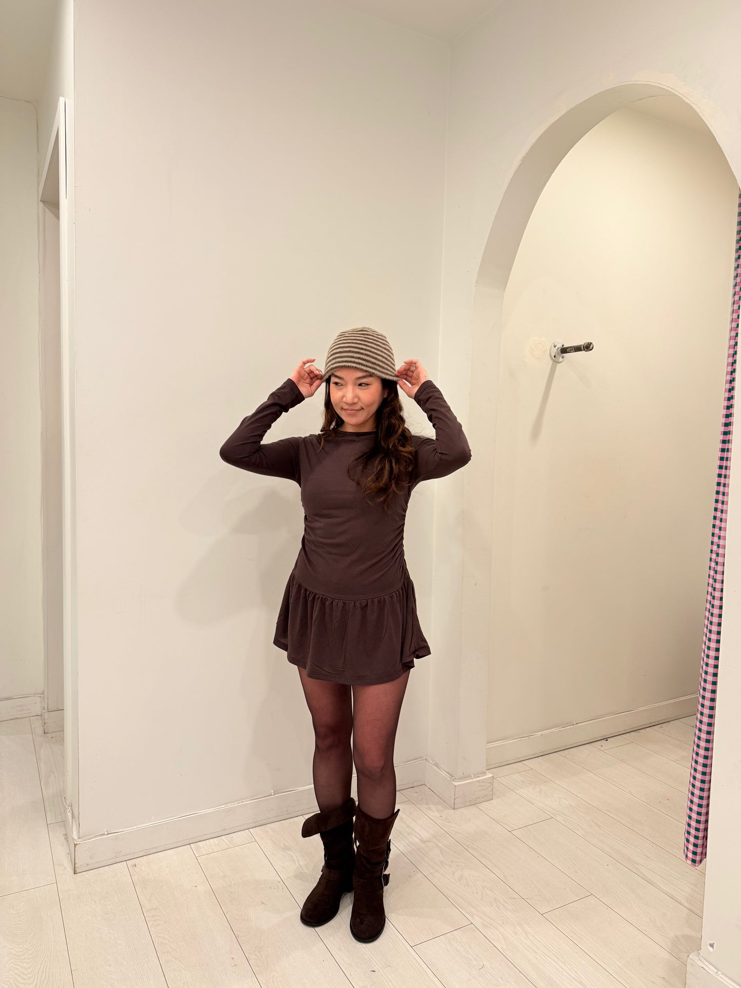 TANISHA Ruched dress/top