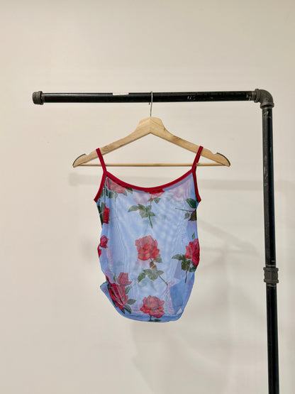 VALERIA Rosy mesh top