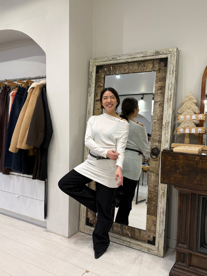 BOUT One shoulder grommet dress