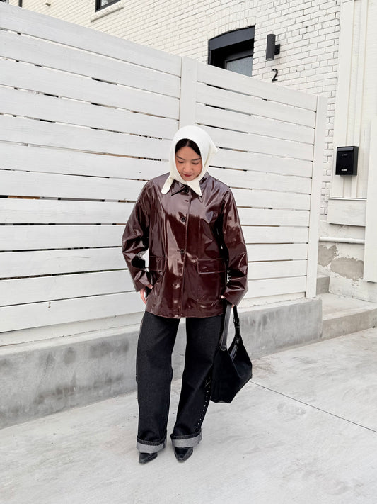 ANOTHER Patent leather jacket