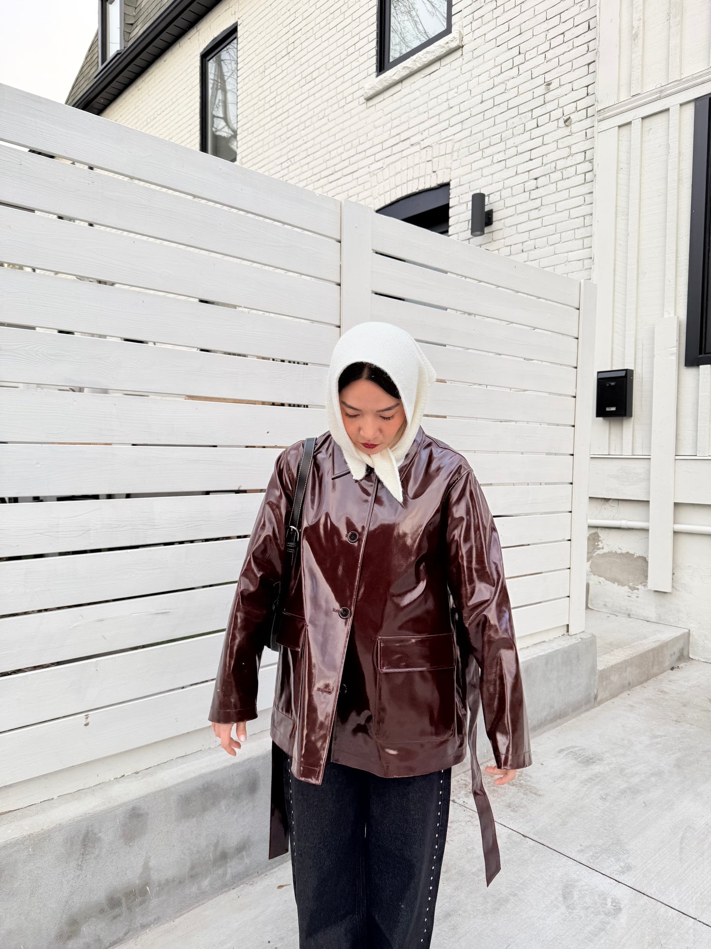 ANOTHER Patent leather jacket