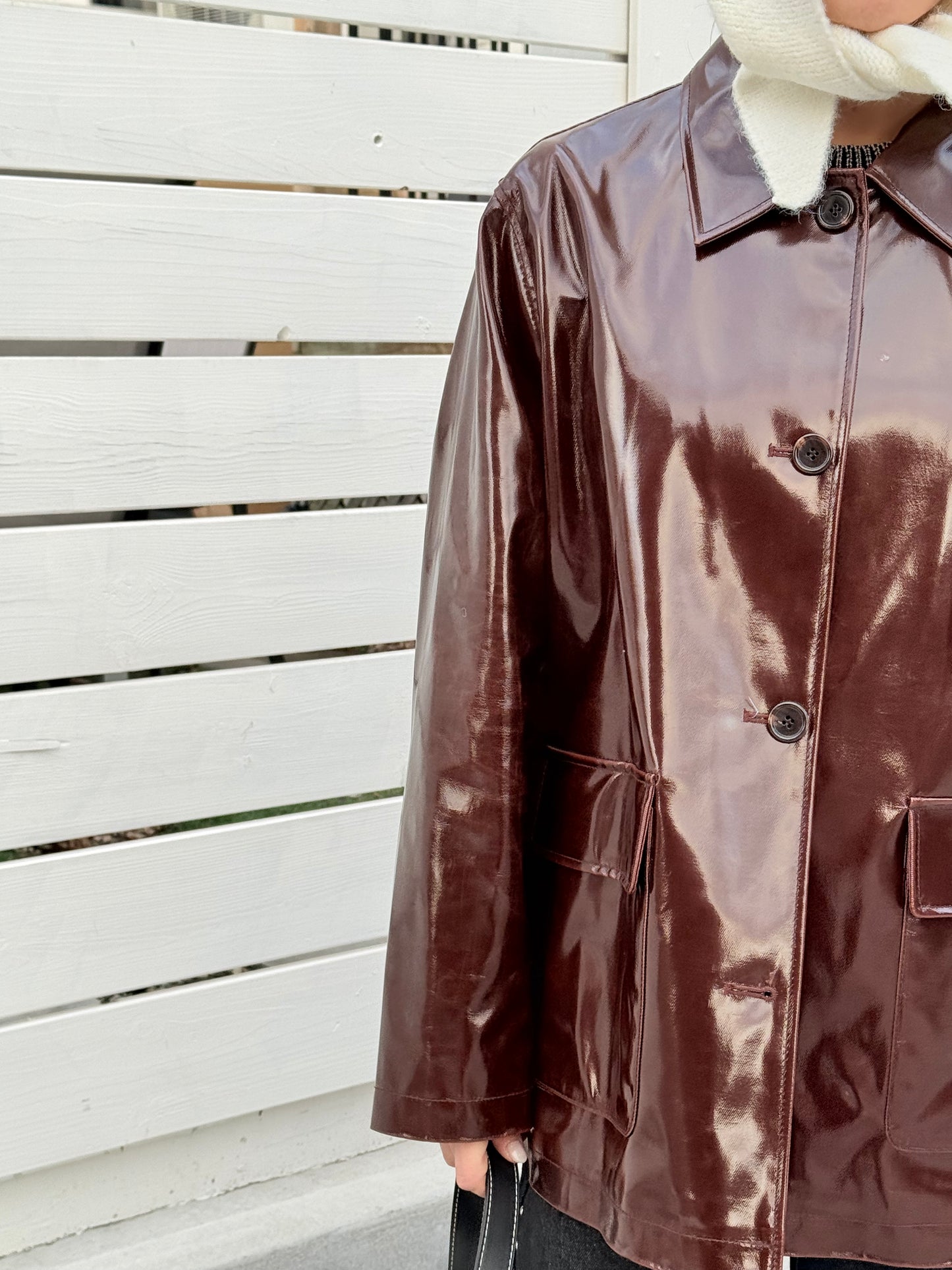 ANOTHER Patent leather jacket