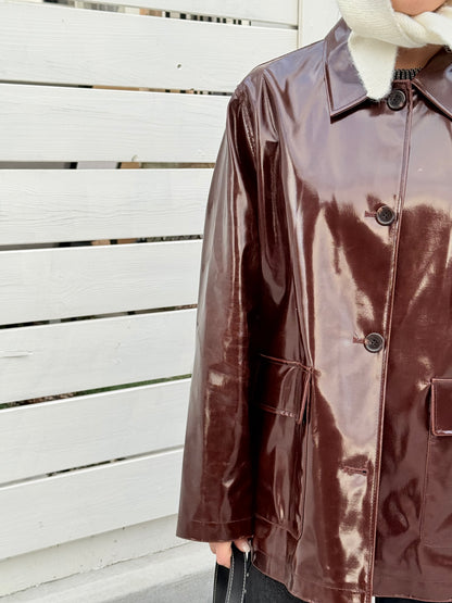 ANOTHER Patent leather jacket