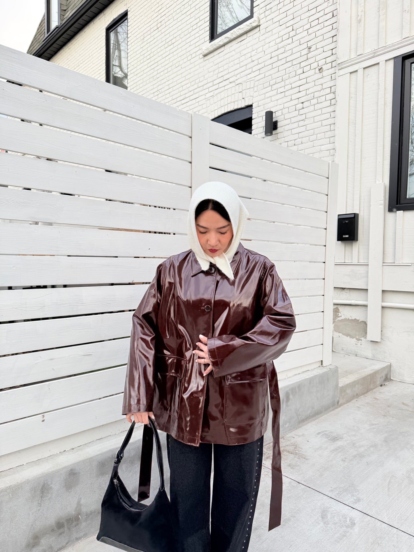 ANOTHER Patent leather jacket