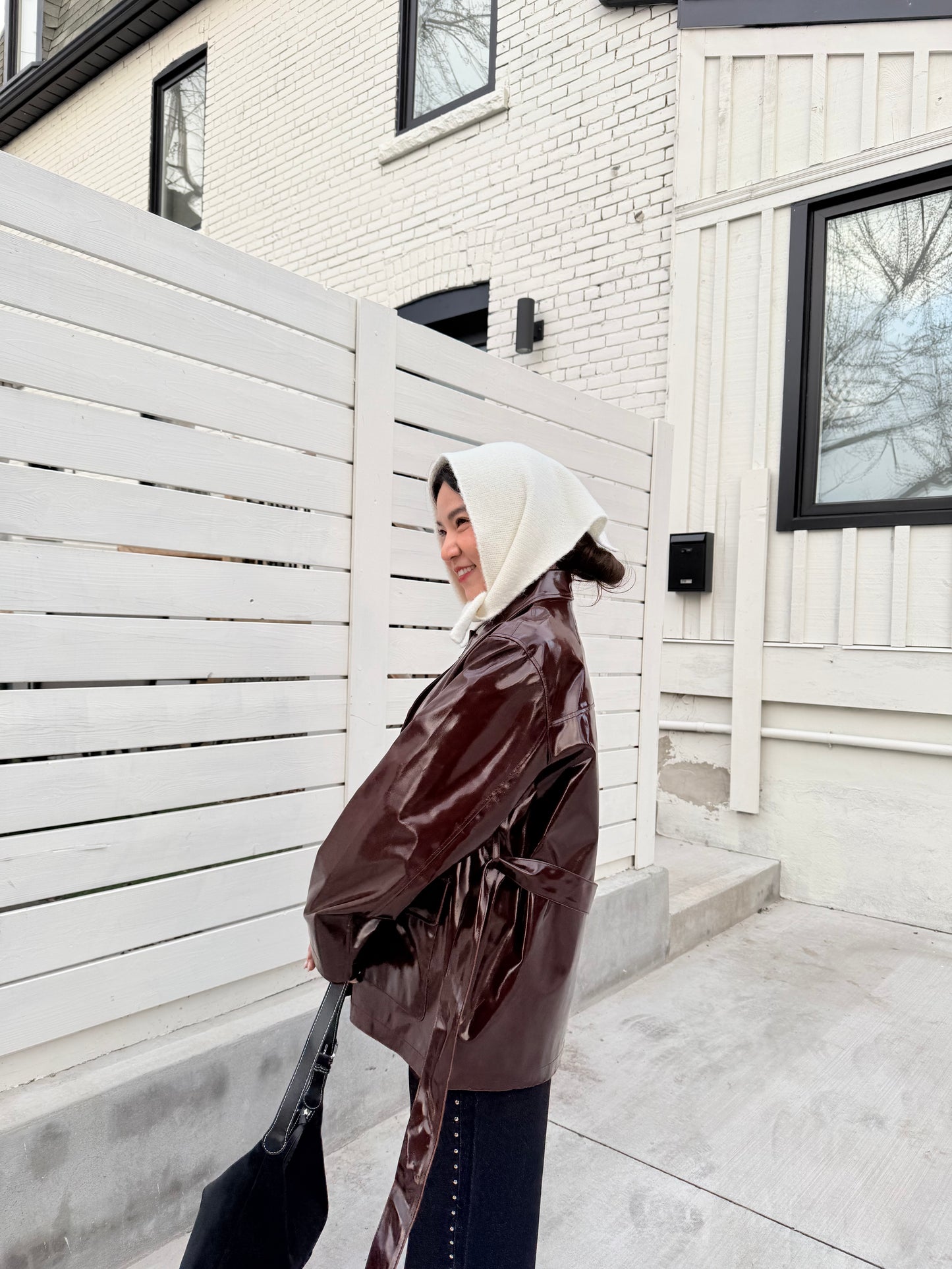 ANOTHER Patent leather jacket