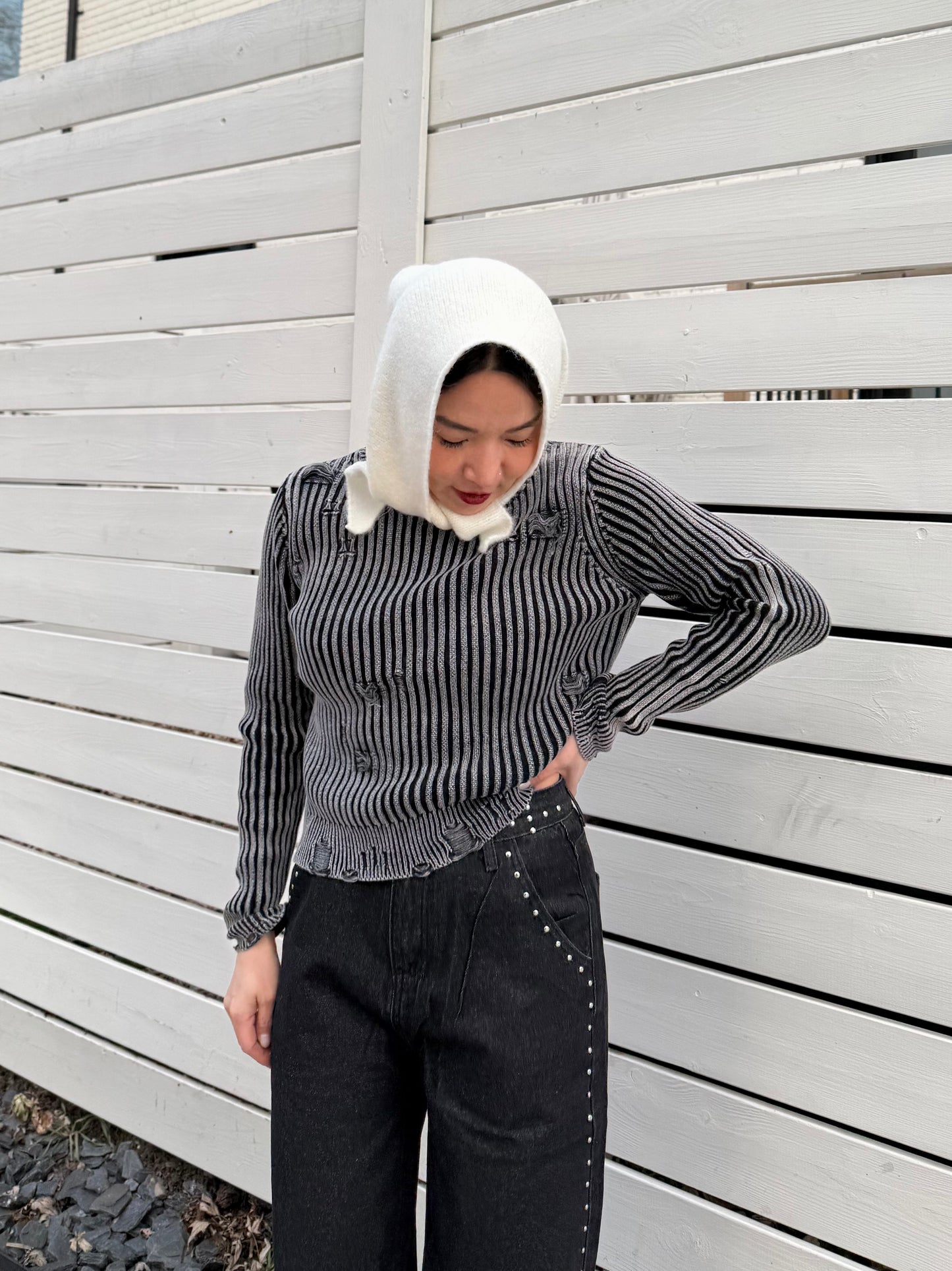 RAVE Ribbed sweater