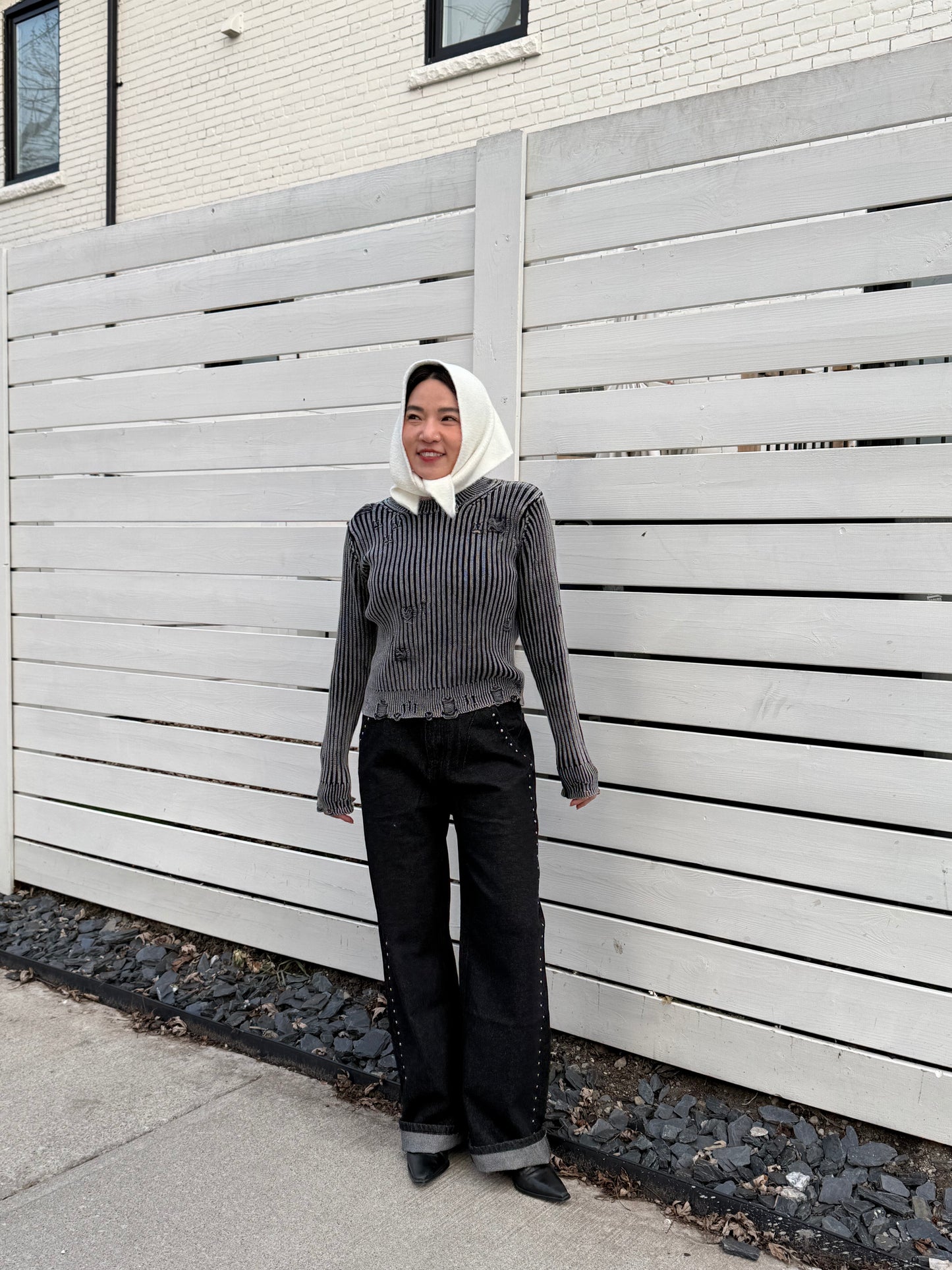 RAVE Ribbed sweater