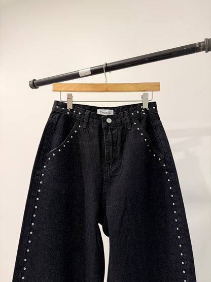 BALU Studded high waisted jeans