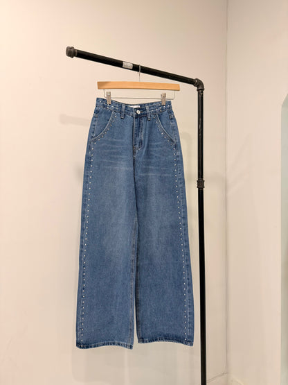 BALU Studded high waisted jeans
