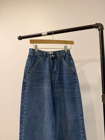 BALU Studded high waisted jeans
