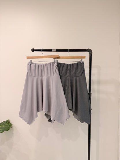 LINE Ruched midi skirt