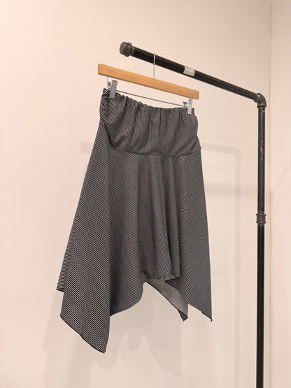 LINE Ruched midi skirt